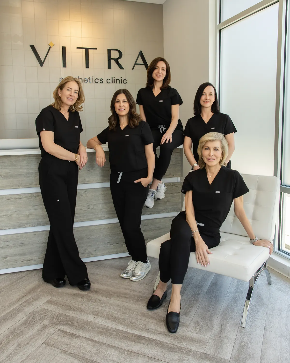 The VITRA Aesthetics Clinic team at the Islip clinic